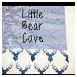 Little Bear Cave Baby Blanket