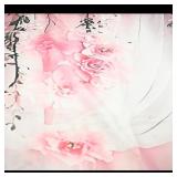 Pink Floral Blooming Flag/Poster