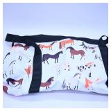 Horse Print Large Capacity Travel Bag