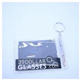 Microfiber Lens Cleaning Cloth with Keychain Tool