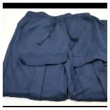 Navy Sweatpants with Cargo Pockets, Size M