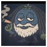 Stoner Rug with Cartoon Character Design
