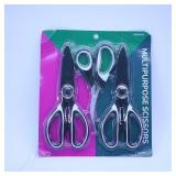 Multipurpose Scissors 3-Pack, 8 Inches
