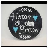 YAXUAN Round Home Sweet Home Sign
