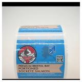 Savor the Wild Sockeye Salmon Labels Roll