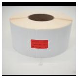 Roll of Blank Adhesive Labels 3 1/2x5