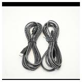 Braided USB-C Charging Cables - 2 Pack