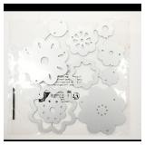 Flower-Shaped Metal Cutting Dies Set