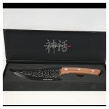 Matsoto Kitchen Knife with Carbonized Beech Handle