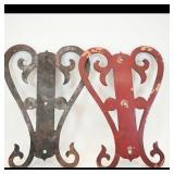 Set of 4 Decorative Metal Wall Brackets