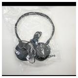 Black Wired Headphones Set of 10