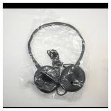Black Wired Headphones Set of 10
