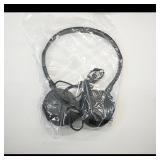 Set of 10 Black Wired Headphones