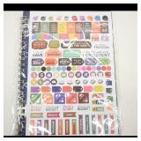 Budget Planner with Motivational Stickers