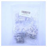 D-Rings for Sewing, Metal, Bag of 50