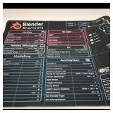 Blender Shortcuts Desk Mat