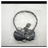 Black Wired Headphones Set of 10