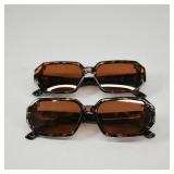 Tortoise Shell Sunglasses with Brown Lenses