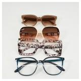 Assorted Fashion Sunglasses Set of 4