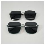Square Frame Sunglasses Set