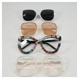 Set of 4 Fashion Sunglasses