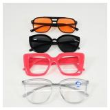 Assorted Fashion Sunglasses Set of 4