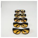 Set of 5 Polarized Night Vision Glasses