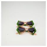 Geometric Sunglasses Set