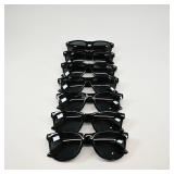 Set of 7 Black Sunglasses