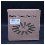 Solar Pump Fountain