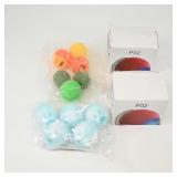 Assorted Cat Toys and P02 Boxes