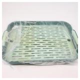 Green Plastic Draining Tray