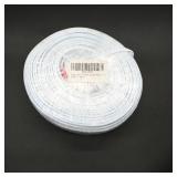 Coiled White Electric Wire Set of Two