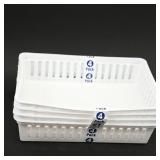 Starplast White Storage Baskets 4 Pack