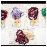 Set of 5 Assorted Rosary Beads with Crucifix
