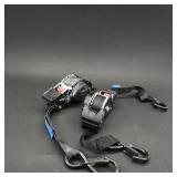Pair of Retractable Ratchet Tie Down Straps