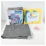 Assorted Household Storage and Cleaning Items