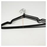Set of Black Wire Hangers