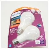 Philips Dimmable LED Bulbs 2-Pack