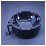 Set of Black Plastic Bowls with Handle