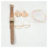 Assortment of Jewelry and Watch