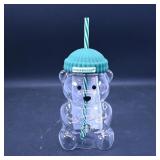 Starbucks Bear-Shaped Tumbler with Straw
