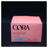 Cora Comfort Fit Tampons, 100% Organic Cotton,...