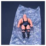 Wrestling Action Figure in Black Outfit