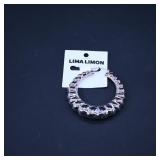 Lima Limon Silver Hoop Earring