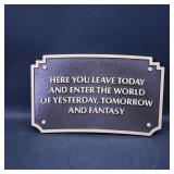 Decorative Fantasy Entrance Plaque