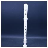 White Plastic Recorder