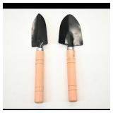 Mini Garden Trowel Set with Wooden Handles