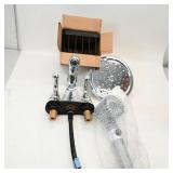 Assortment of Shower Fixtures and Accessories