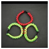 Set of 3 Paracord Bracelets